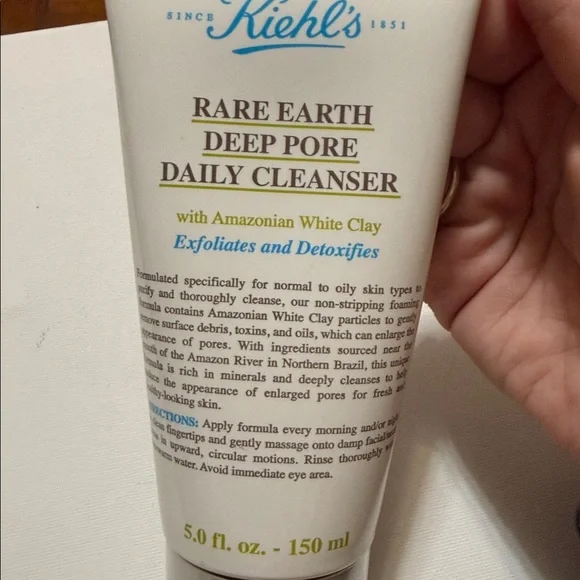 Kiehl’s Rare Earth Deep Pore Daily Cleanser Exfoliates & Detoxifies~5 FL OZ New - Picture 6 of 6
